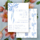 Search for something blue invitations Modern