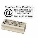 Search for change of address rubber stamps New home