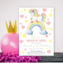 Recherche de magic invitations Licorne arc en ciel