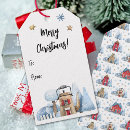 Search for blue christmas gift tags Whimsical