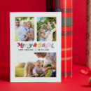 Search for 3 photo holiday cards Retro