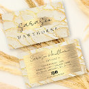 Recherche de gold foil business cards Salon à ongles