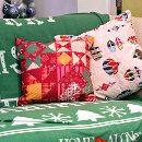 Search for christmas quilt pillows Patchwork