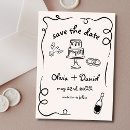 Search for quirky wedding save the dates Handwritten