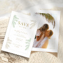 Search for palm tree wedding save the dates Watercolor palm trees