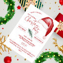 Search for santa hat christmas invitations Unique