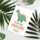 Search for pink dinosaur birthday invitations Girl