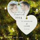 Search for 1st year married ornaments First married christmas