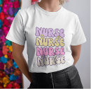 Recherche de infirmière super tshirts Rétro