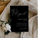 Search for elopement cards We got married