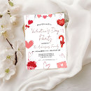 Recherche de saint valentin rose invitations Simple