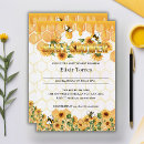 Recherche de honeybee invitations Jaune