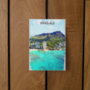 Recherche de tête de diamant cartes postales Plage de waikiki