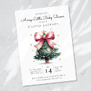 Search for christmas tree baby shower invitations Calligraphy