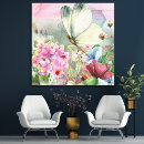 Search for kissing canvas prints Butterfly