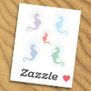 Search for marine fish stickers Seahorse