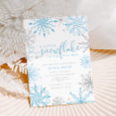 Search for a little snowflake baby shower invitations Silver