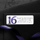 Search for 16th birthday return address labels Sixteenth