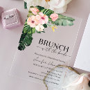Search for tropical brunch invitations Watercolor floral