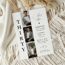 Search for for him 30th birthday invitations Stylish