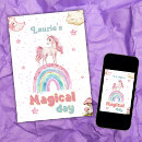 Search for pastel unicorn invitations Purple