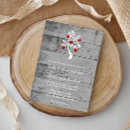 Search for red tree wedding invitations Modern