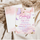Search for purple and gold baby shower invitations Butterfly