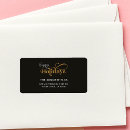 Recherche de christmas return address labels Noir