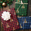 Search for blue plaid christmas wrapping paper Modern