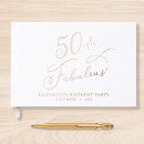 Search for 50th birthday guest books Modern