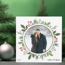 Search for holly wreath christmas cards Botanical