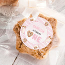 Search for pink cookies stickers First birthday