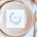Search for vintage blue white floral napkins Classic