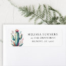 Search for cactus return address labels Botanical