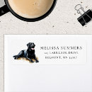 Search for black lab return address labels Dog