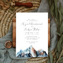 Search for blue mountains wedding invitations Boho