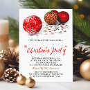 Search for red baubles invitations Simple