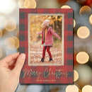 Recherche de buffalo plaid christmas vœux cartes Vérification du buffle