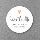 Search for gold save the date stickers Elegant