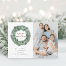 Search for watercolor wreath christmas cards Minimalist