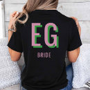 Search for pink and green tshirts Bachelorette