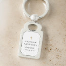 Search for cross rectangular keychains White