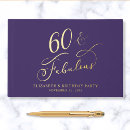 Search for 60th birthday guest books Elegant