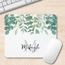 Search for green leaf mousepads Leaves