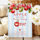Search for apple birthday invitations Cute