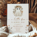 Search for ghost baby shower invitations A little boo
