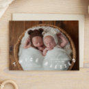 Recherche de deux bébés invitations Deux fois béni