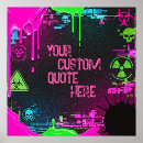 Recherche de néon posters Citation inspirante