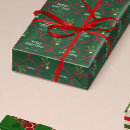 Search for deep red wrapping paper Holly