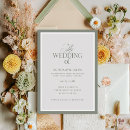 Recherche de vert gris invitations Calligraphie